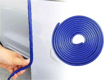 Picture of 5M Car Door Edge Protector, Car Door Edge Guards Universal U Shape Rubber Seal Edging Car Door Seal Trim Protector Car Door Guard Strip Fit for Most Car - Blue