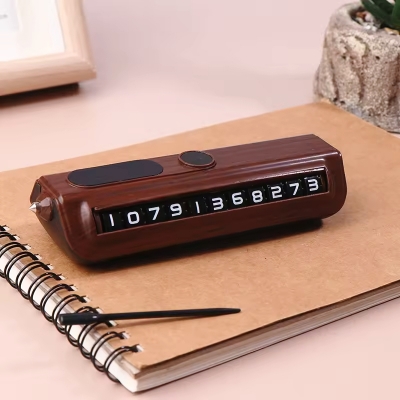 Picture of Car Parking Number Plate with Built-in Glass Breaker – Multi-Functional Emergency Tool