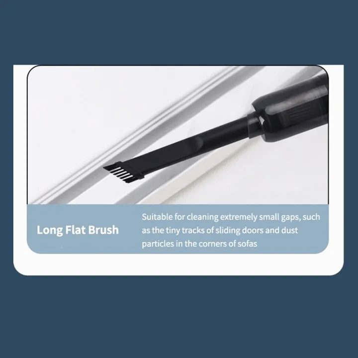 Picture of 2 IN 1 Car Vacuum Cleaner Handheld Auto Wireless Mini Portable Vacuum Cleaner for Car Home Desktop Keyboard Cleaning