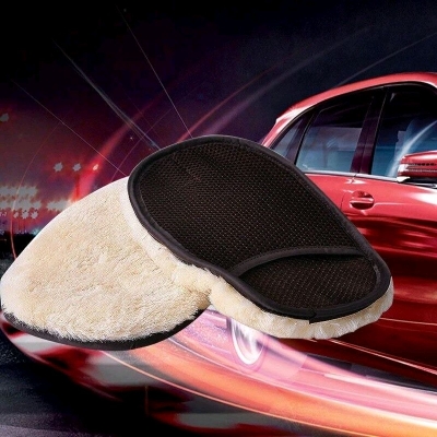 Picture of Shearling Car Wash Gloves, Car Wash Glove Set, Car Wash Sponge, Car Wash Gloves, Easy Foam, Anti-Scratch - 1 Pis