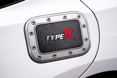 Picture of TypeR Car Fuel Tank Cover Sticker | Premium Metallic Look | Universal Fit for All Cars