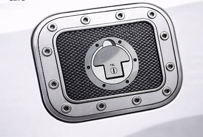 Picture of Universal Fuel Tank Cover Sticker | Premium Metallic & Carbon Fiber Look | Universal Fit
