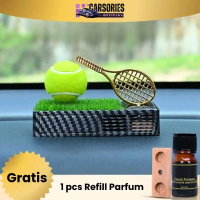 Picture of Tennis Ball Ornament Car Perfume – Solar Powered Car Freshener, Unique & Elegant