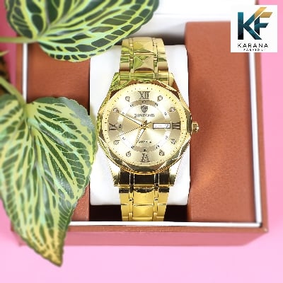 Picture of POEDAGAR / BINBOND Quartz Stainless Steel chain analogue date and day dial Watch For Men