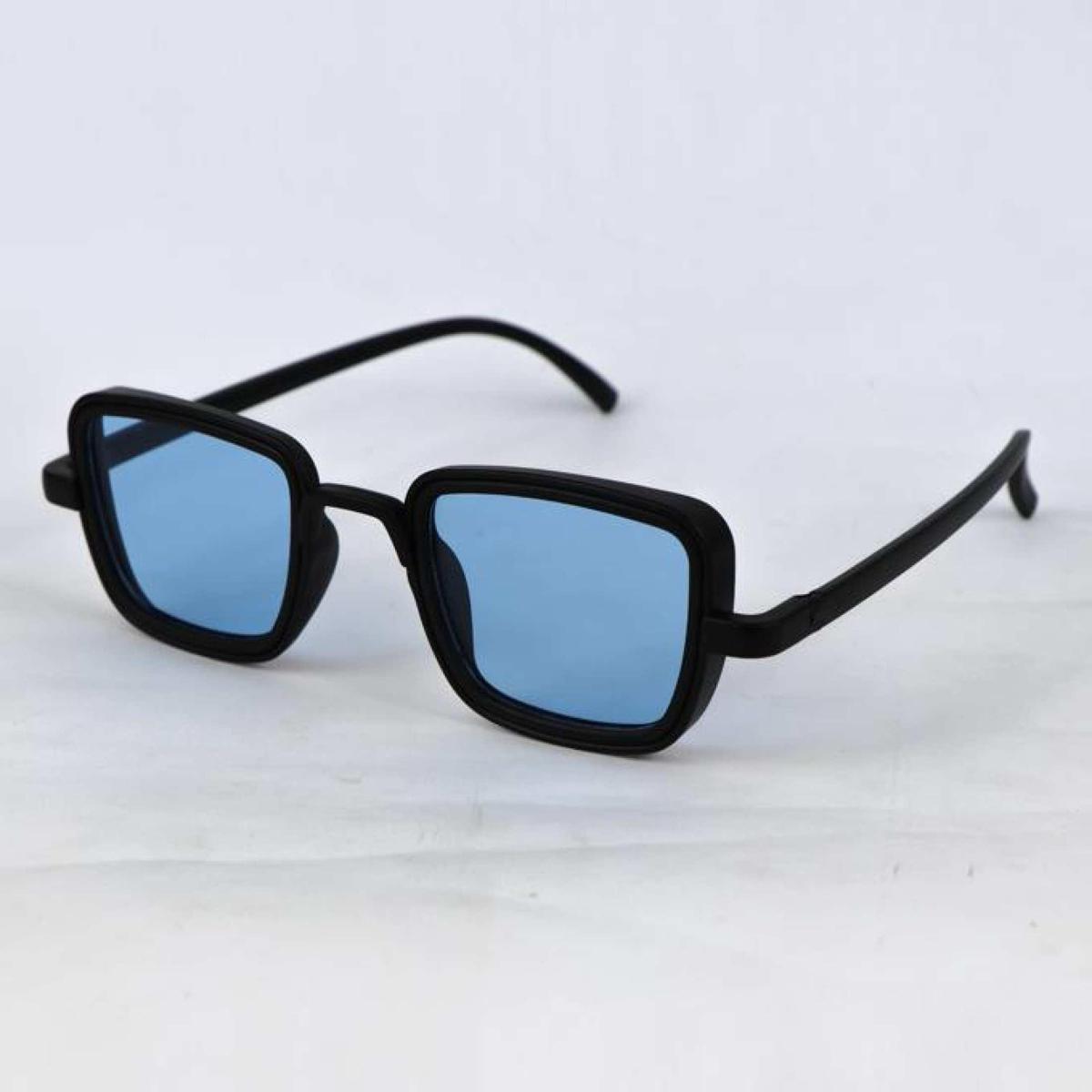 Picture of Blue Lens White frame Kabir Singh Sunglasses For Men( Blue )