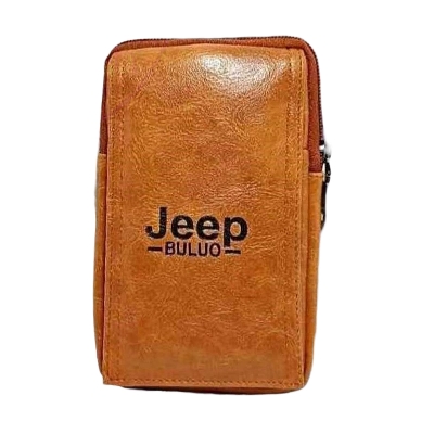 Picture of Jeep Artificial Leather Waist Bag for Men( Brown )