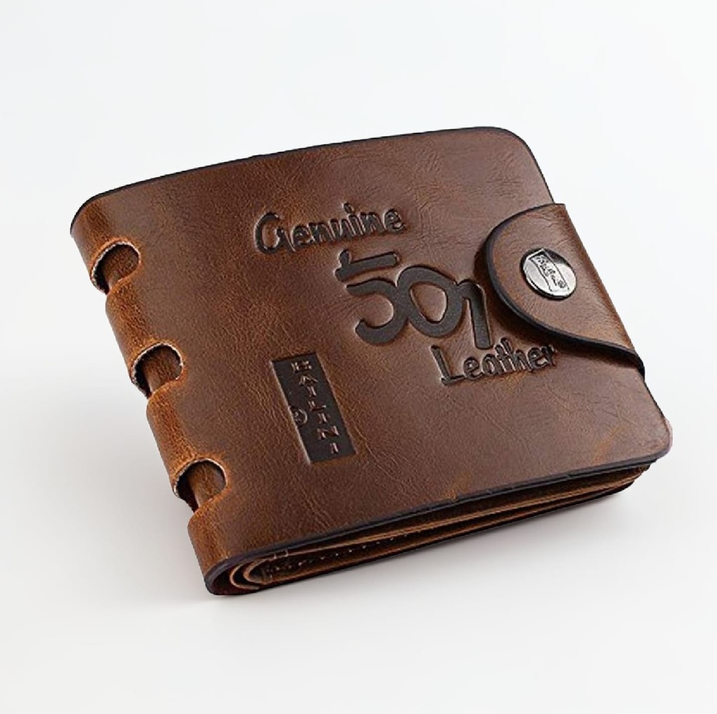 Picture of 501 Men Artificial Leather Wallet( Chocolate )