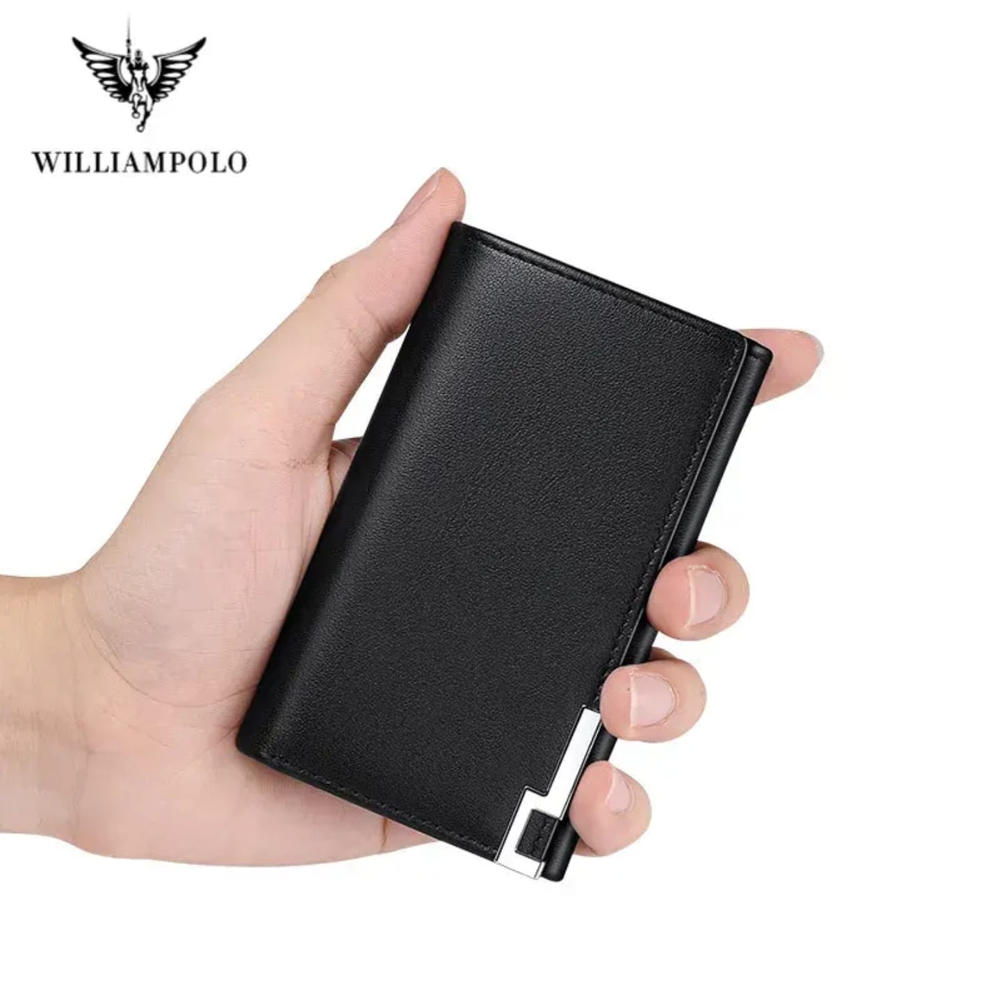 Picture of Stylish Key Ring Side Steel With Wallet Key Ring Folder With Wallet( Black )