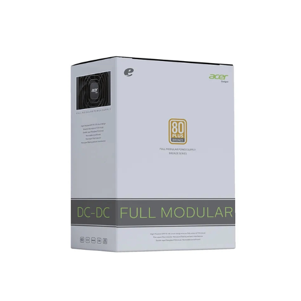 Picture of ACER AC550 550W 80 Plus Bronze Black Full Modular Power Supply