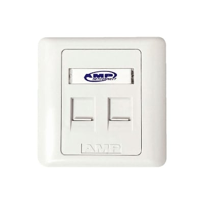Picture of AMP Face Plate Kit Dual Port