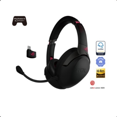 Picture of Asus ROG Strix Go 2.4 Electro Punk Wireless Gaming Headset( Black )
