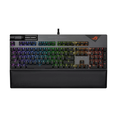Picture of ASUS XA08 ROG Strix Flare II RGB Wired (NX RED Switch) Gunmetal Mechanical Gaming Keyboard( Gunmetal )