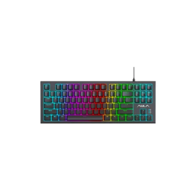 Picture of AULA F3032 (Brown Switch) Bluetooth (Tri Mode) Mechanical USB Gaming Keyboard( White )