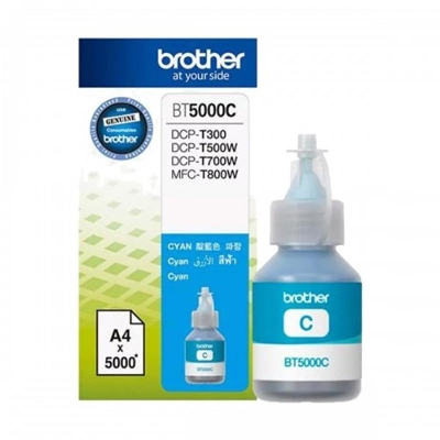 Picture of Brother BT-5000C Refill Ink upto 7500 Pages Print Capacity for DCP-T310, DCPT510W, DCPT710W, MFCT810W, MFCT910DW, MFC-T4500DW, HL-T4000DW, DCP-T220, DCP-T420W, DCP-T720DW, DCP-T820DW, MFC-T920DW, DCP-T520W( Cyan )