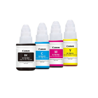 Picture of Canon Pixma GI-790 Black, Cyan, Yellow & Magenta Ink Bottle( Multicolor )