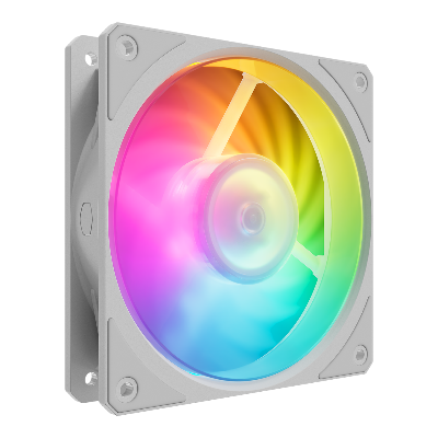 Picture of Cooler Master MFZ-M2DW-24NP2-R1 Mobius 120P ARGB White Edition Casing Cooling Fan( White )