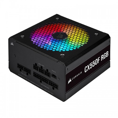Picture of CORSAIR CX550F RGB 550 Watt 80 PLUS BRONZE Certified Modular RGB Power Supply