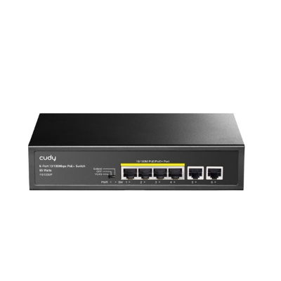 Picture of Cudy FS1006P 6-Port 10/100M PoE Desktop Switch( Black )