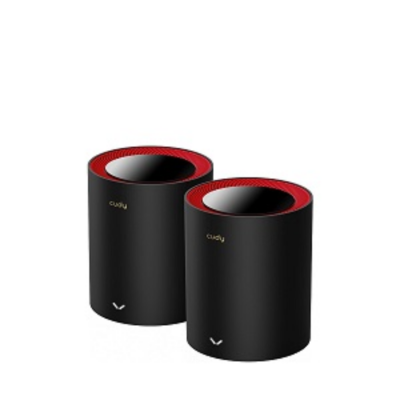 Picture of Cudy M3000 AX3000 2.5G Dual Band Wi-Fi 6 Mesh System Router (2-Pack)( Black )