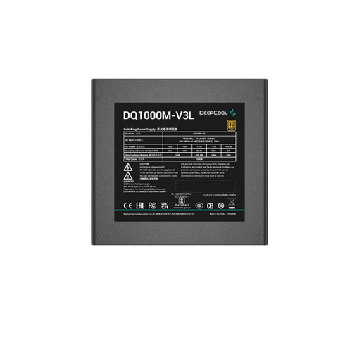Picture of DeepCool DQ1000M-V3L Black 80 PLUS Gold Modular Power Supply