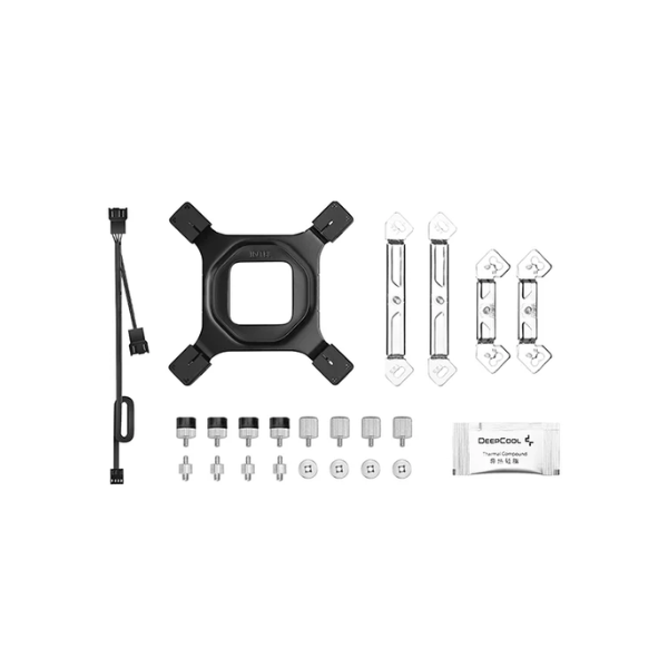 Picture of DeepCool GAMMAXX AG620(WHANMN G-2) 120mm Dual Tower White ARGB Air CPU Cooler( White )