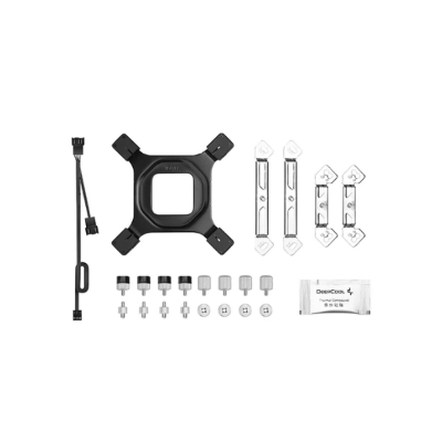 Picture of DeepCool GAMMAXX AG620(WHANMN G-2) 120mm Dual Tower White ARGB Air CPU Cooler( White )