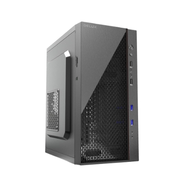 Picture of Delux J601 Micro ATX Gaming Casing With PSU( Black )