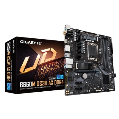 Picture of Gigabyte B660M DS3H AX DDR4 12th Gen Motherboard