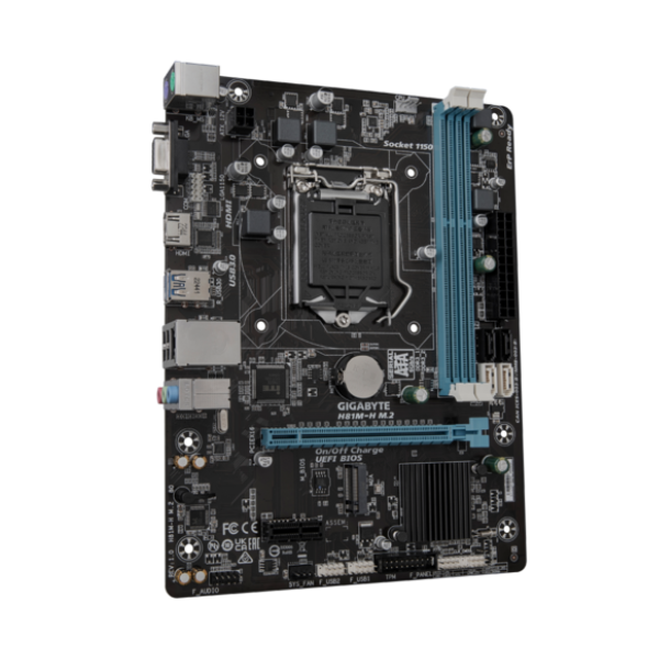 Picture of Gigabyte GA-H81M-H M.2 Intel 4th Generation Motherboard