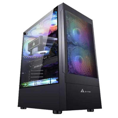 Picture of Golden Field N39B Mid-Tower ATX Desktop Gaming Casing( Black )