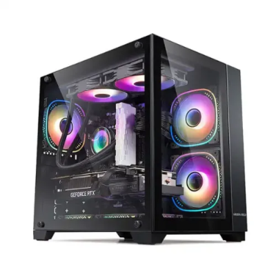 Picture of Golden Field Seaview M360 Black Mini Tower Micro-ATX Gaming Case( Black )