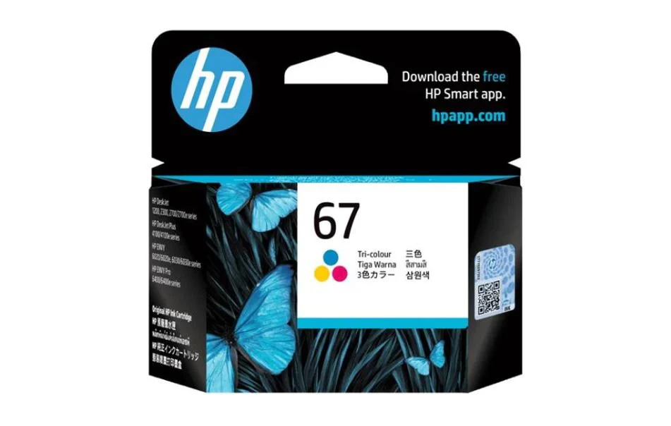 Picture of HP 67 Tri-Color (3YM55AA) Original Ink Cartridge( Multicolor )