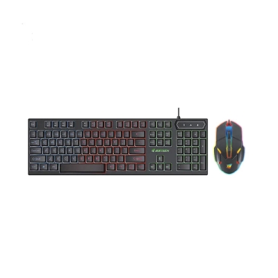 Picture of Jertech Anivia KM180 Backlit Gaming Keyboard & Mouse Combo( Black )