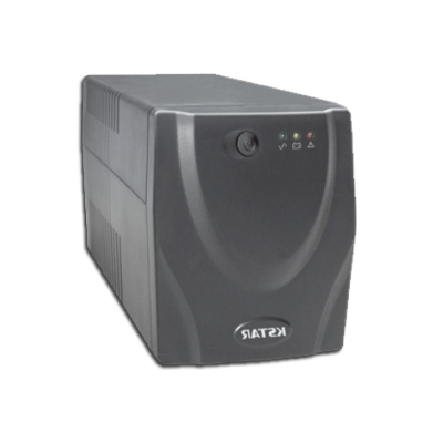 Picture of KSTAR 650VA 12V Battery Voltage Offline UPS with 1 year Official Warranty and LED Indicators- Black Color
