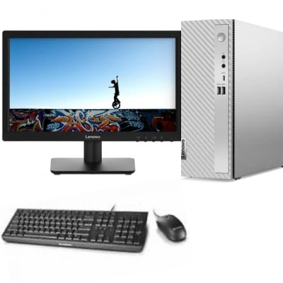Picture of Lenovo IdeaCentre 3 14IAB7 Intel Core i7-12700 25M Cache, up to 4.90 GHz, 8GB,1TB HHD,18.5inch monitor, Traditional Desktop PC( Grey )