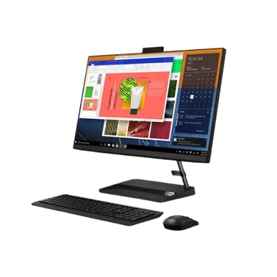 Picture of Lenovo IdeaCentre AIO 3 24ITL6 i3 11th Gen 4GB 23.8, inch All-in, Windows 11 Home One Desktop PC( Black )