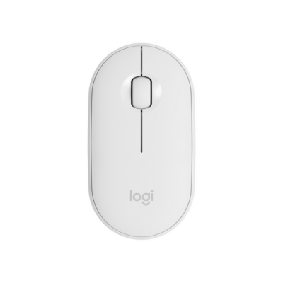 Picture of Logitech M350s Pebble Mouse 2, Tonal White Wireless and Bluetooth Mouse( White )