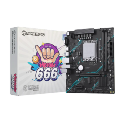 Picture of Maxsun MS-H610M 666 Wifi6 DDR4 12th & 13th M-ATX Motherboard