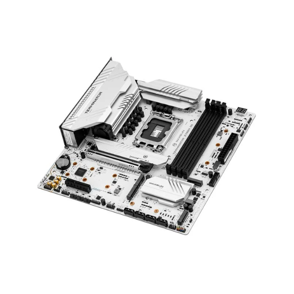 Picture of Maxsun Ms-Terminator Z790m D5 Ice DDR5 12th/13th/14th M-ATX Motherboard