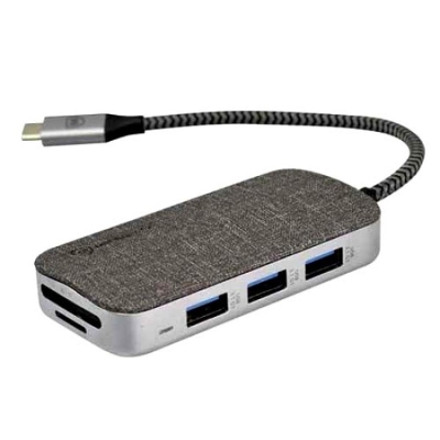 Picture of Micropack MDC-8 Flash 8 in 1 Multi Port Type-C Data Converter( Grey )