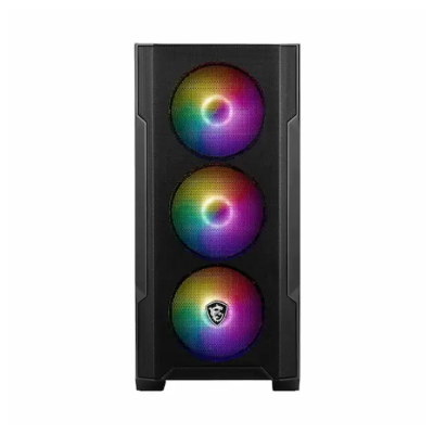 Picture of MSI MAG FORGE M100A Mid Tower Black Micro-ATX Gaming Casing( Black )