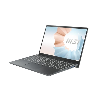 Picture of MSI Modern 14 B11SBU 11th Gen i7-1165G7 2.8 to 4.7 GHz, 16GB, 512GB SSD, MX450 2GB Graphics, Win10H, 14 FHD Laptop( Grey )