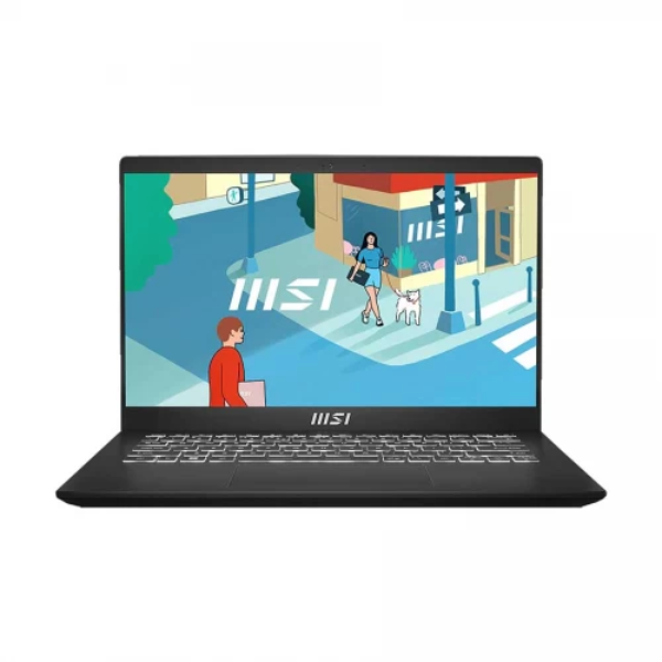 Picture of MSI Modern 15 B11M 11th Gen i5-1155G7 2.5 to 4.5GHz, 8GB, 512GB SSD, Windows 11 Home, 15.6" FHD Laptop( Classic Black )