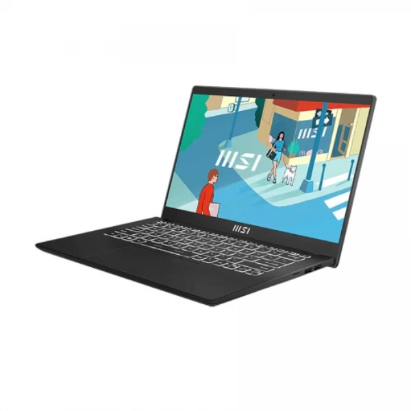 Picture of MSI Modern 15 B11M 11th Gen i5-1155G7 2.5 to 4.5GHz, 8GB, 512GB SSD, Windows 11 Home, 15.6" FHD Laptop( Classic Black )