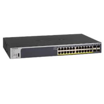 Picture of Netgear GS728TP 24-Port Gigabit PoE with 4 SFP Smart Managed Switch( Black )