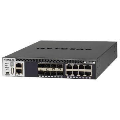 Picture of Netgear M4300-8X8F (XSM4316S) 16 Port AV Line L3 Managed Switch( Black )