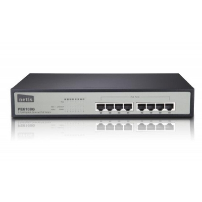 Picture of Netis PE6108G 8-Port Gigabit PoE Switch( Black )