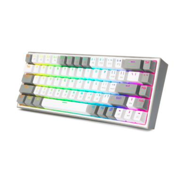 Picture of Redragon K631 WG Castor RGB Mechanical Gaming Keyboard( Grey )