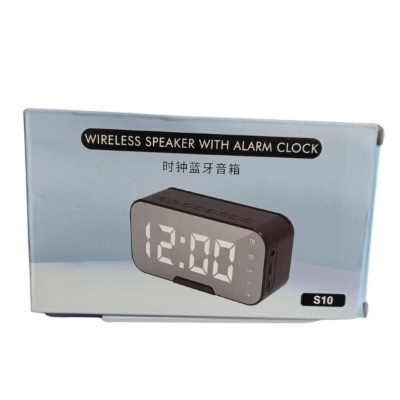 Picture of Clock S10 Alarm Wireless Speaker( white )