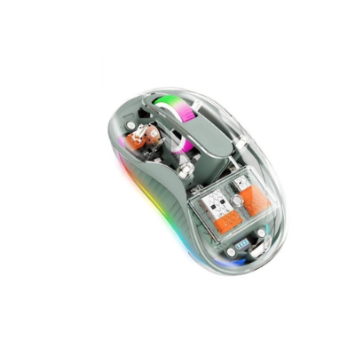 Picture of Transparent M333 Bluetooth/ Type-A / Type-C 2.4MHz Multimode Wireless Silent Mouse( Black )